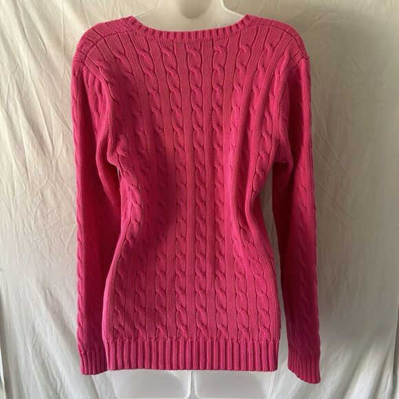 Ralph Lauren Sport 100% Cotton Cable Knit Sweater - Picture 6 of 13